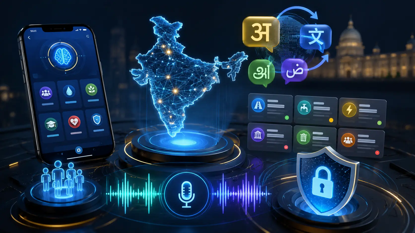 National development analytics dashboard concept