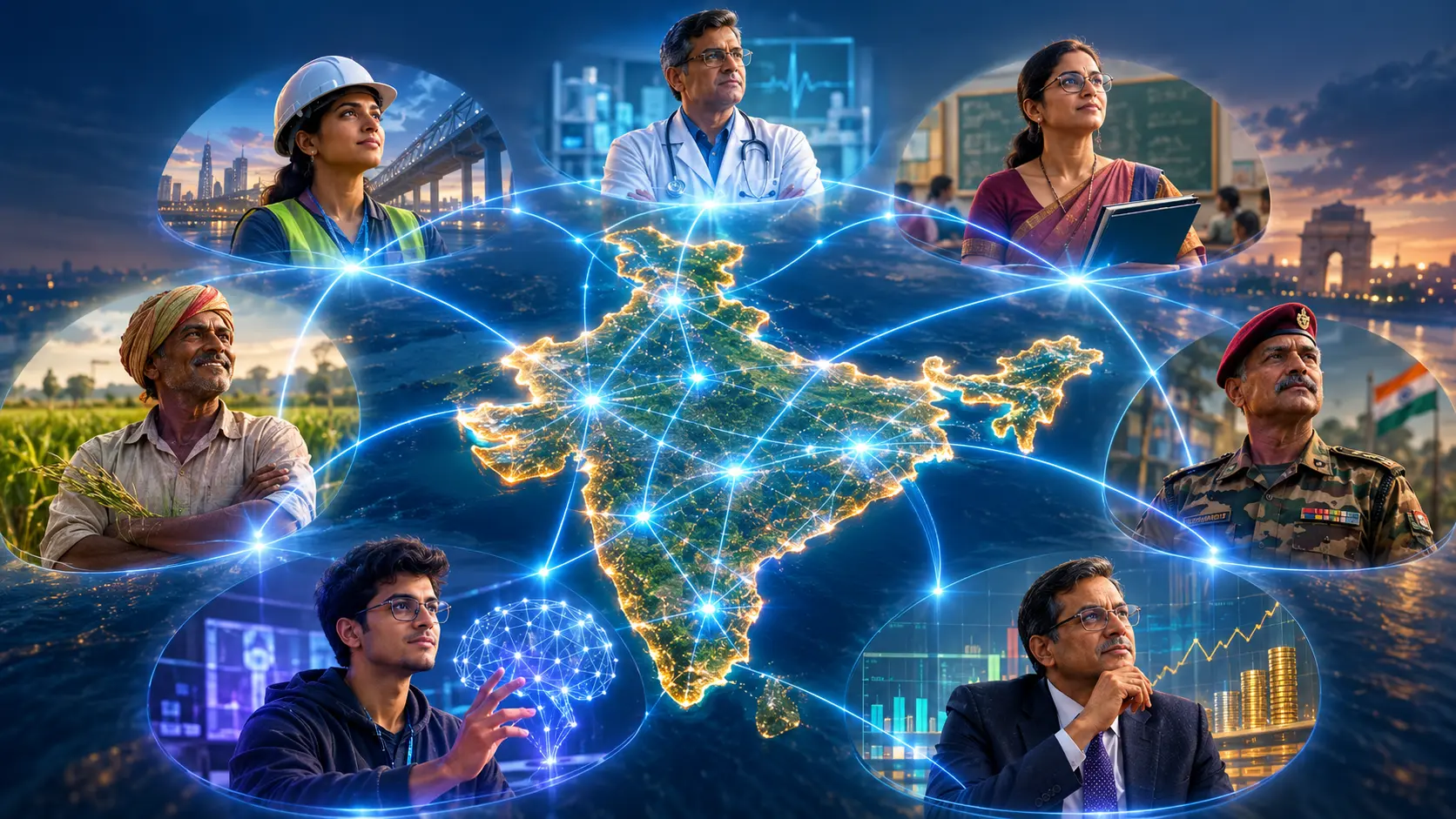Engineers, doctors, teachers, farmers, veterans and researchers connected across India