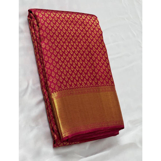 Kanchipuram Pure Silk Handloom Saree with 2 Gram Pure Jari – A Symbol of Luxury and Tradition